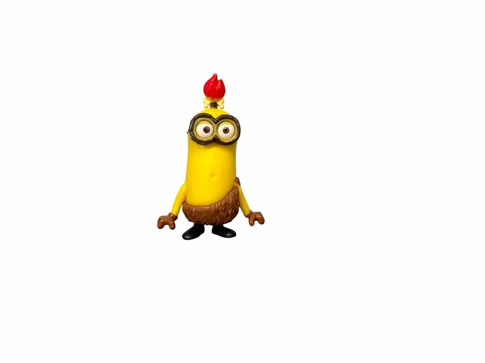 The Minions Movie Cro -Minion 2” PVC Figure In Caveman Outfit Thinkway Toys